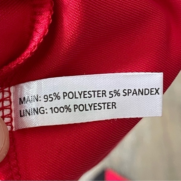 🥒 Eloquii NWT One Shoulder Ruffle Mermaid Sexy Red Maxi Formal Gown Dress 14 - Picture 9 of 10